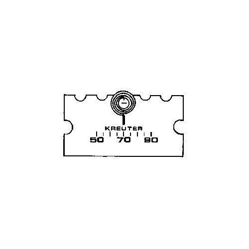 HPO-0047-10 | KMC Controls | Accessory: CTC-1600 Scale Plate, Horiz F