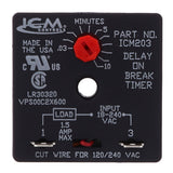 ICM203B | ICM Controls | DELAY ON BREAK TIMER
