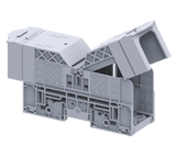PTB185/240SH | Altech | DIN Term Blk, Ring Lug, Power Block