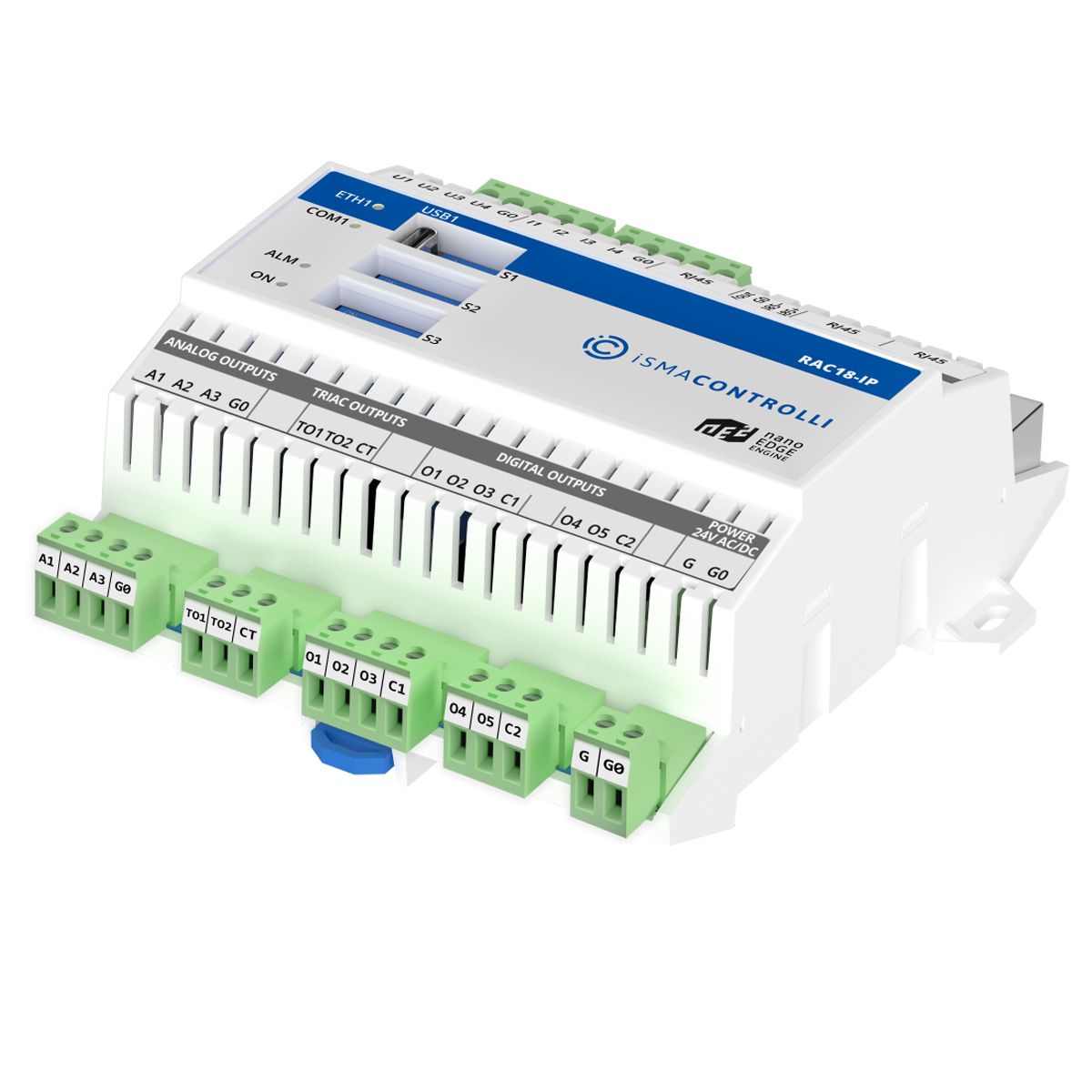RAC18-IP | iSMA Controlli | Freely Programmable Room Application ...