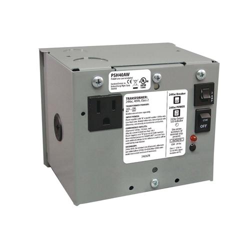 PSH40AW | Functional Devices | Enclosed Single 40VA 120 to 24Vac UL