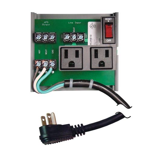 PSM2RB10 | Functional Devices | Panel Pwr Supply UPS 120vac 2Outlets 10a
