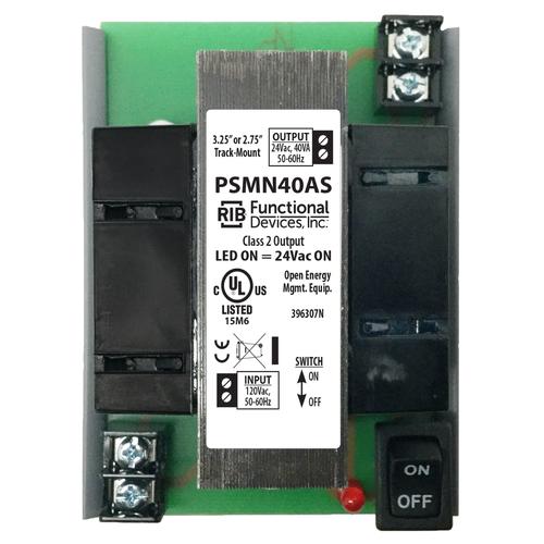 PSMN40AS | Functional Devices | 40 VA Power Supply 120 Vac to 24 Vac