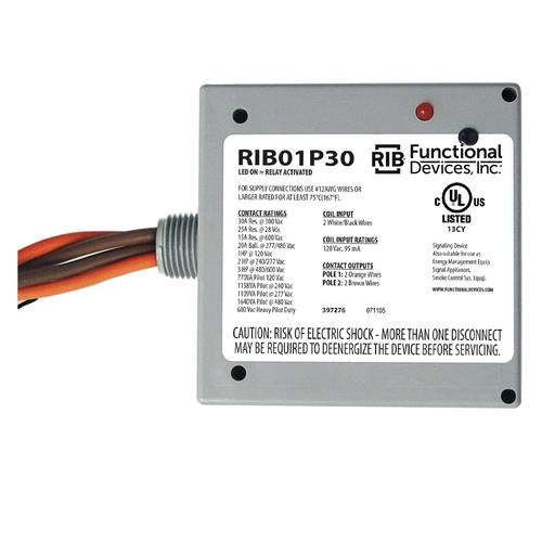 RIB01P30 | Functional Devices | Enclosed Relay 30 Amp