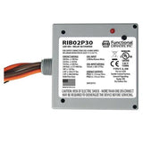 RIB02P30 | Functional Devices | Enclosed Relay 30Amp DPST 208-277Vac