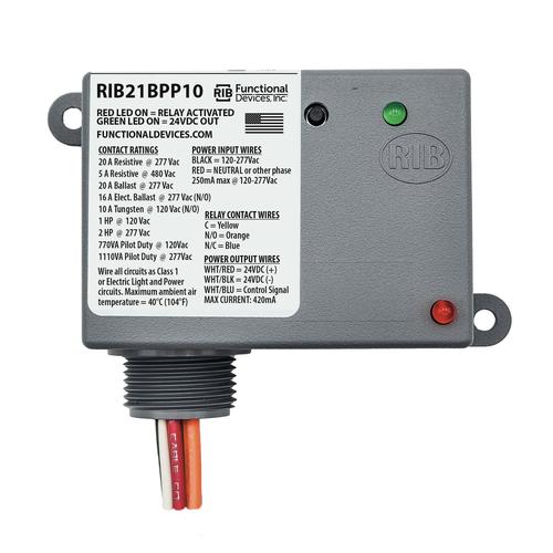 RIB21BPP10 | Functional Devices | Power Pack 20 Amp SPDT  Momentary Pus