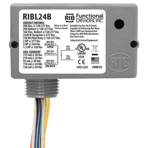 RIBL24B | Functional Devices | 24VAC Latching relay