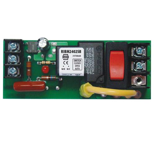 RIBM2402SB | Functional Devices | Power Relay 20 Amp SPST  Override 24