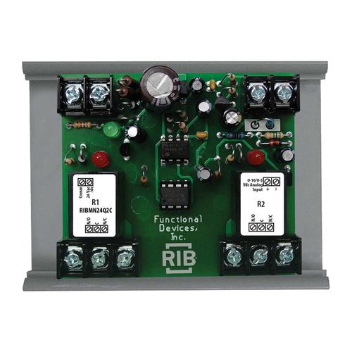 RIBMN24Q2C | Functional Devices | Seq board, 2 relay 24VAC, 0-5/10VDC