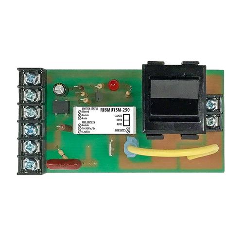 RIBMU1SM-250 | Functional Devices | Pilot Relay 15 Amp SPST  Override  M