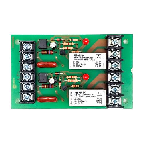 RIBMU2C | Functional Devices | Panel Relay 4in 15Amp 2 SPDT 10-30Va