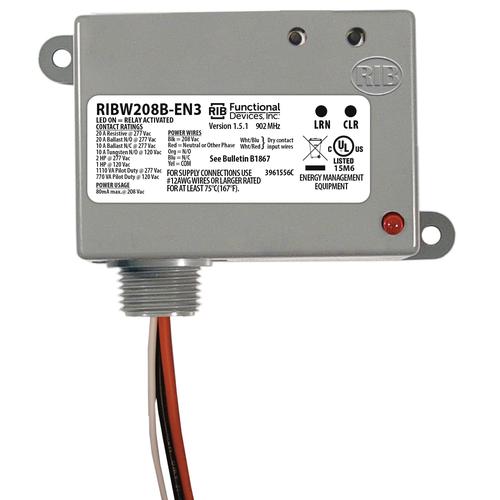 RIBW208B-EN3 | Functional Devices | EnOcean 902 MHz Wireless Relay Transce