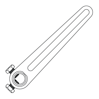 VTD-1405 | KMC Controls | Accessory: Crank Arm, 1/2" Slotted,